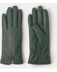 Accessorize - Faux Fur Lined Leather Gloves, Size: S M - Lyst
