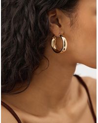 Accessorize - Chunky Hoop Earrings - Lyst