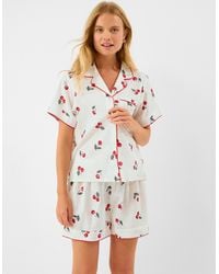 Accessorize - Cherry Print Short Pyjamas Set - Lyst