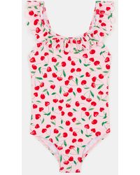 Accessorize - Cherry Frill Swimsuit - Lyst