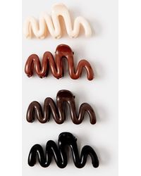 Accessorize - 4-Pack Mini Wiggle Claw Clips - Lyst