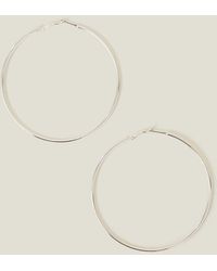Accessorize - Mid-Size Simple Hoops - Lyst