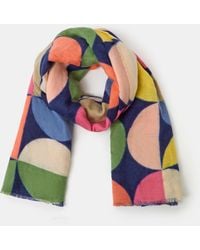 Accessorize - Retro Spot Print Blanket Scarf - Lyst