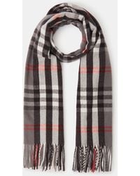 Accessorize - Check Print Blanket Scarf - Lyst
