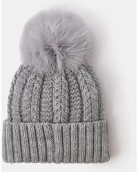 Accessorize - Pom-Pom Beanie Hat - Lyst