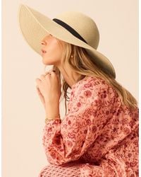 Accessorize - Floppy Straw Hat - Lyst
