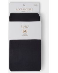 Accessorize - Cotton 60 Denier Tights - Lyst