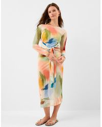 Accessorize - Watercolour Mesh Maxi Dress - Lyst
