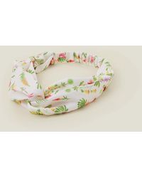 Accessorize - Women's White Floral Bando Headband - Lyst