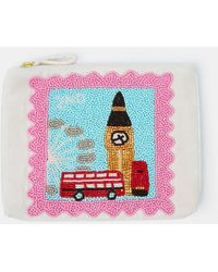 Accessorize - Beaded London Stamp Pouch - Lyst