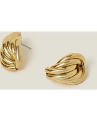 Accessorize - Twist Knot Drop Earrings - Lyst