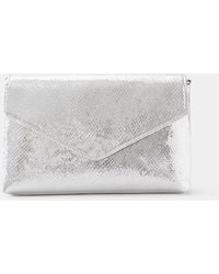 Accessorize - Metallic Envelope Crossbody Bag - Lyst
