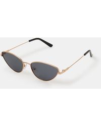 Accessorize - Metal Cat Eye Sunglasses - Lyst