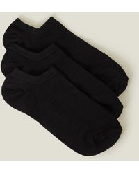 Accessorize - 3-Pack Trainer Socks - Lyst
