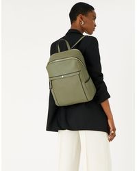 accessorize tan backpack