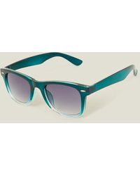 Accessorize - Blue Ombre Flat Top Sunglasses - Lyst