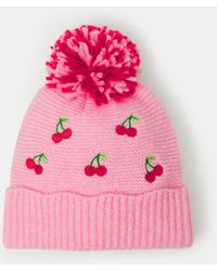 Accessorize - Cherry Bobble Hat - Lyst