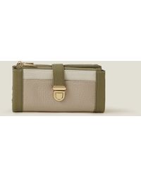 Accessorize - Push Lock Faux Leather Purse - Lyst