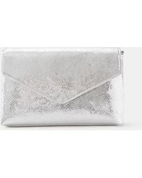 Accessorize - Metallic Envelope Crossbody Bag - Lyst