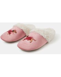 Accessorize - Sequin Sausage Dog Mule Slippers - Lyst