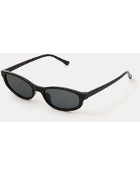Accessorize - Slim Rectangle Sunglasses - Lyst