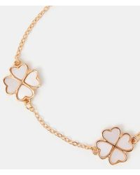 Accessorize - Lucky Clover Bracelet - Lyst