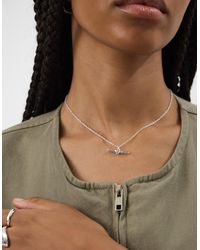 Accessorize - T-Bar Pendant Necklace - Lyst