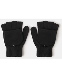 Accessorize - Acrylic Plain Capped Gloves - Lyst