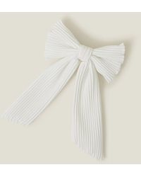 Accessorize - Pleated Bow Hair Clip - Lyst