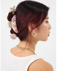Accessorize - 3-Pack Starfish & Shell Claw Clips - Lyst