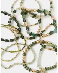 Accessorize - 11-Pack Bead Stretch Bracelets - Lyst