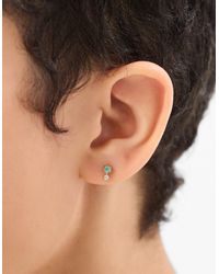 Accessorize - 2-Pack 14Ct-Plated Surgical Steel Flatback Studs - Lyst