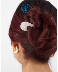 Accessorize - 2-Pack Resin French Hair Pins - Lyst