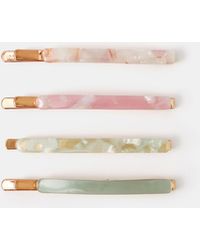Accessorize - 4-Pack Resin Hair Slides - Lyst