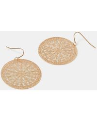 Accessorize - Filigree Round Drop Earrings - Lyst