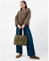 Accessorize - Webbing Strap Faux Leather Shoulder Bag - Lyst