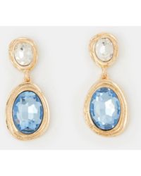 Accessorize - Mini Gemstone Drop Earrings - Lyst