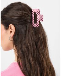 Accessorize - 2-Pack Polka Dot Claw Clips - Lyst