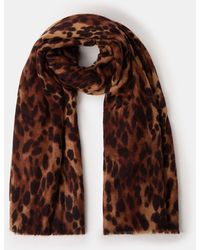 Accessorize - Leopard Print Blanket Scarf - Lyst
