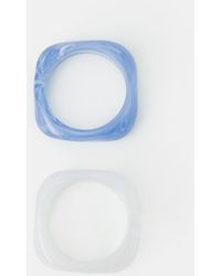 Accessorize - 2-Pack Resin Bangles - Lyst