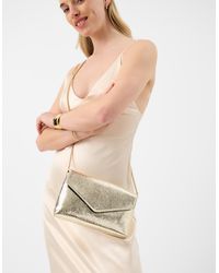 Accessorize - Metallic Envelope Crossbody Bag - Lyst