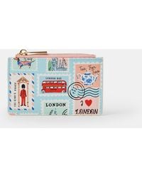 Accessorize - London Stamp Print Card Holder - Lyst