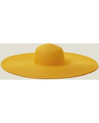 Accessorize - Women's Extra Large Floppy Hat Yellow - Lyst