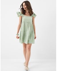 Accessorize - Mini Cotton Print Gingham Frill Dress - Lyst
