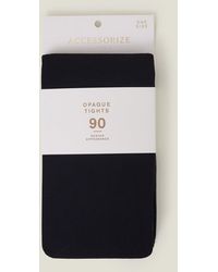 Accessorize - Cotton 90 Denier Opaque Tights - Lyst