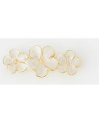 Accessorize - Pearl Flower Hair Barrette Clip - Lyst