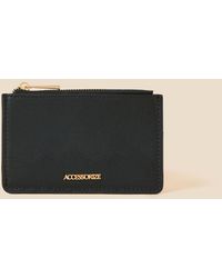 Accessorize - Pu Zip Card Holder - Lyst