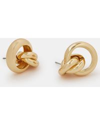 Accessorize - Statement Knot Stud Earrings - Lyst