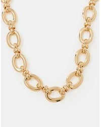 Accessorize - Chunky Oval Link Chain Necklace - Lyst