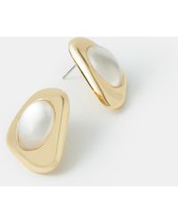 Accessorize - Organic Statement Stud Earrings - Lyst